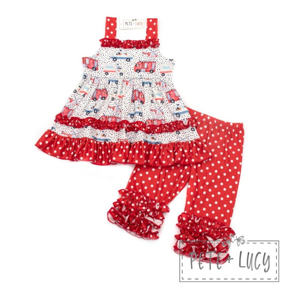 NWT To the Rescue capri set by Pete + Lucy